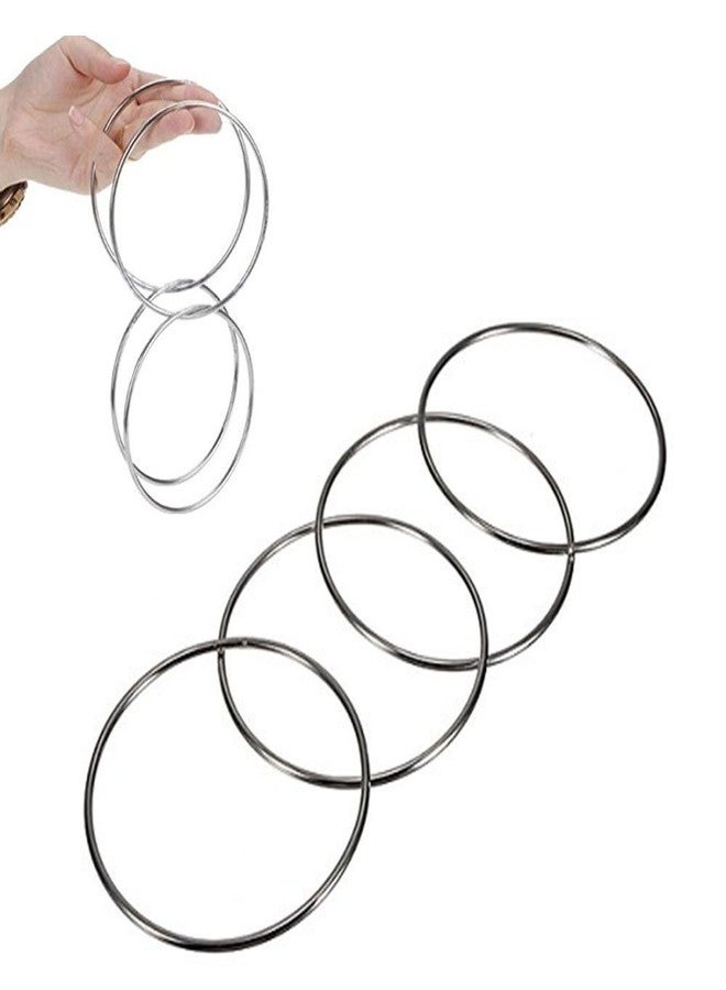 Cooplay Magic Trick 4 Chinese Linking Rings Set for Kids Stage Magic Trick - Image 1